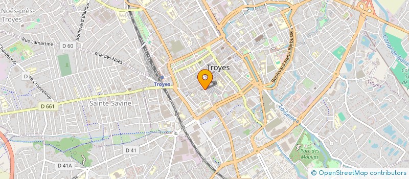 localisation de l'entreprise SCI SAND 41 à TROYES