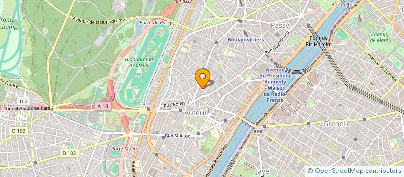 localisation de l'entreprise SCI SAND  PARIS