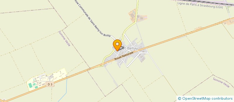 localisation de l'entreprise SCI SAND  TILLOY-ET-BELLAY