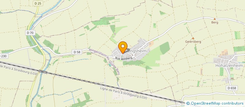 localisation de l'entreprise SCI SAND  WILWISHEIM