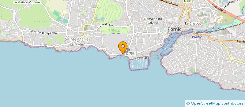 localisation de l'entreprise SCI SAND'AURE 5  PORNIC