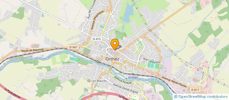 localisation de l'entreprise SCI SAND STONE GARDEN  ORTHEZ