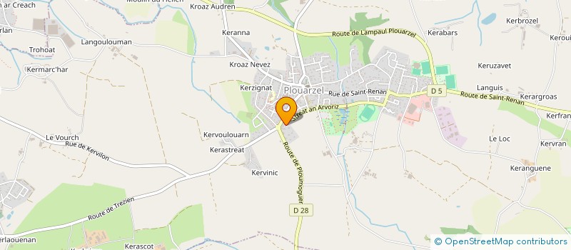 localisation de l'entreprise SCI SANDA  PLOUARZEL