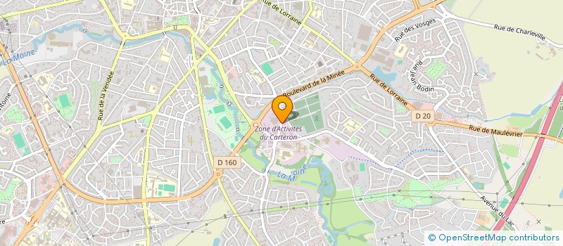 localisation de l'entreprise SCI SANDALEX  CHOLET