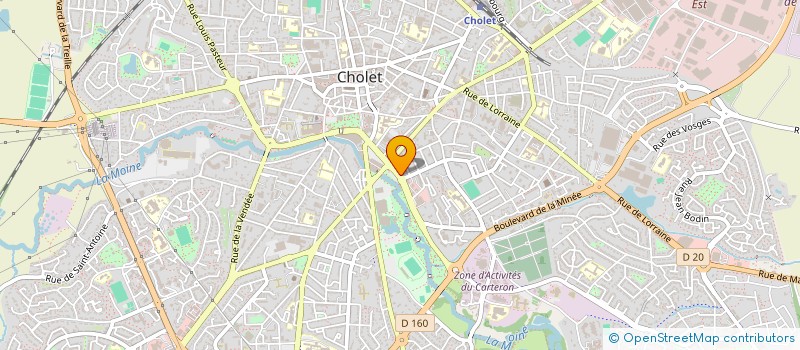 localisation de l'entreprise SCI SANDALEX à CHOLET