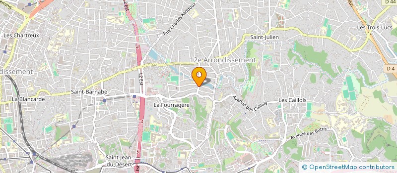localisation de l'entreprise SCI SANDAMI à MARSEILLE
