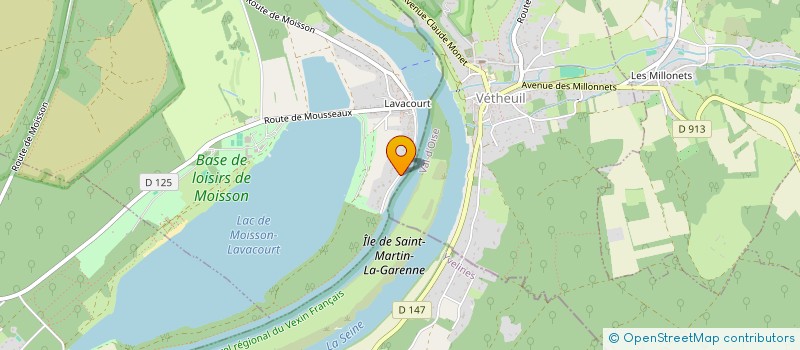 localisation de l'entreprise SCI SANDAROME  MOISSON