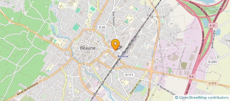 localisation de l'entreprise SCI SANDAV à BEAUNE