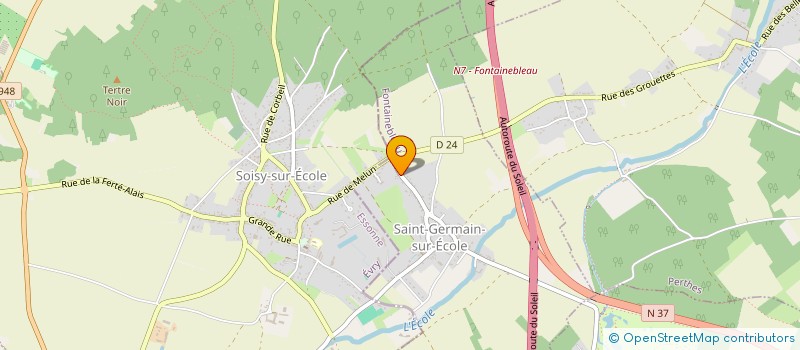 localisation de l'entreprise SCI SANDE  SAINT-GERMAIN-SUR-ECOLE