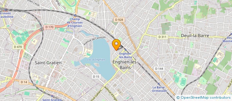localisation de l'entreprise SCI SANDEL  ENGHIEN-LES-BAINS