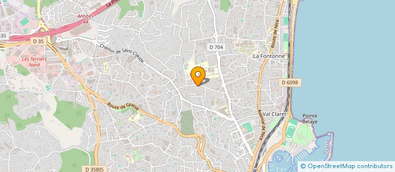 localisation de l'entreprise SCI SANDERIKA à ANTIBES
