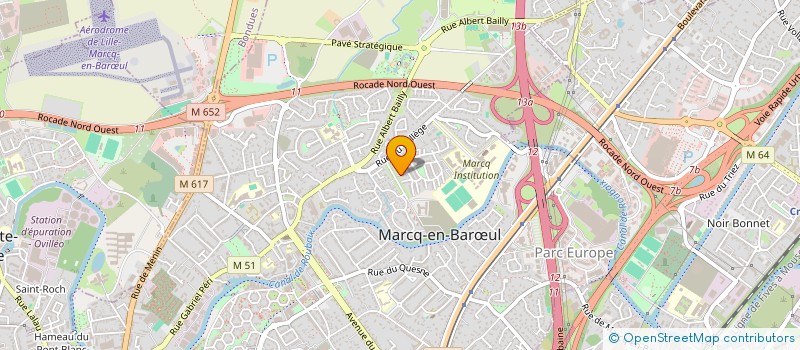 localisation de l'entreprise SCI SANDERO  MARCQ-EN-BARUL