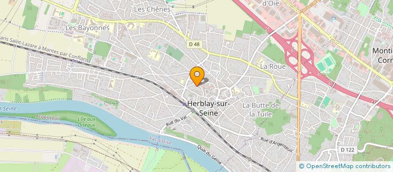 localisation de l'entreprise SCI SANDEU  HERBLAY-SUR-SEINE