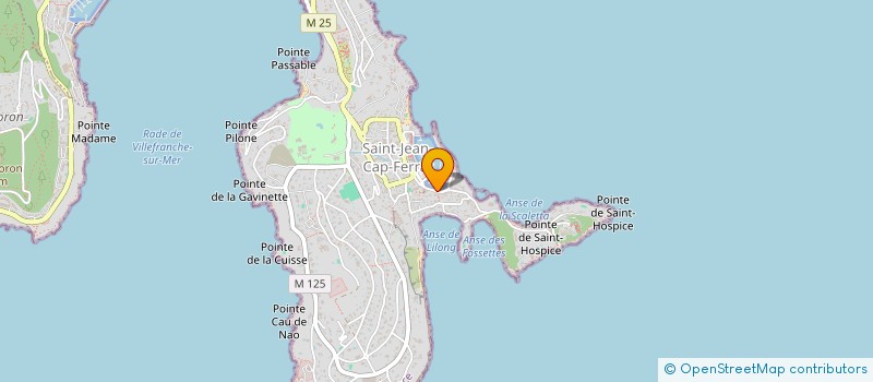 localisation de l'entreprise SCI SANDEUX à SAINT-JEAN-CAP-FERRAT