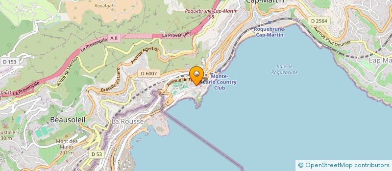 localisation de l'entreprise SCI SANDIANE à ROQUEBRUNE-CAP-MARTIN