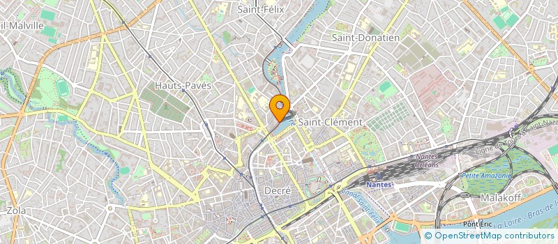 localisation de l'entreprise SCI SANDIE.CHARTEAU  NANTES