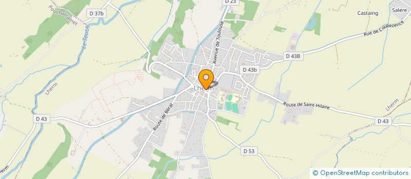 localisation de l'entreprise SCI SANDIE NICOLAS à LHERM