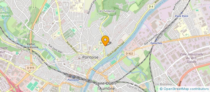 localisation de l'entreprise SCI SANDIM  PONTOISE