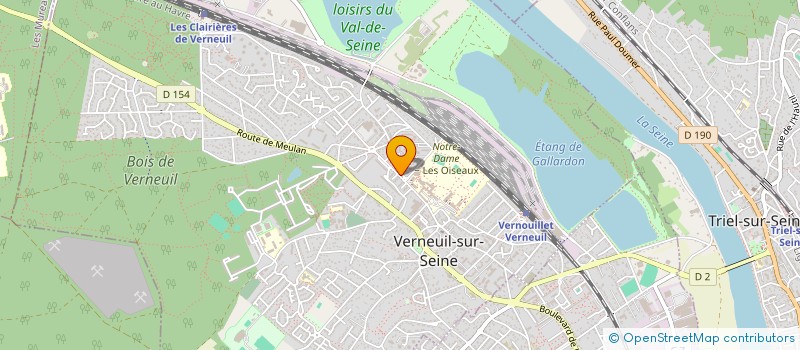 localisation de l'entreprise SCI SANDISSE  VERNEUIL-SUR-SEINE