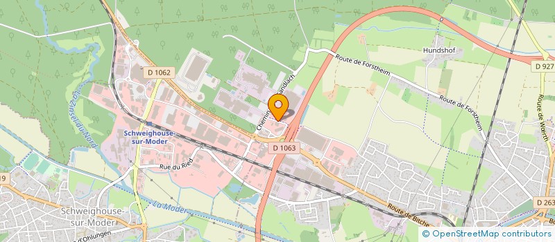 localisation de l'entreprise SCI  SANDLACH-KUHN  HAGUENAU