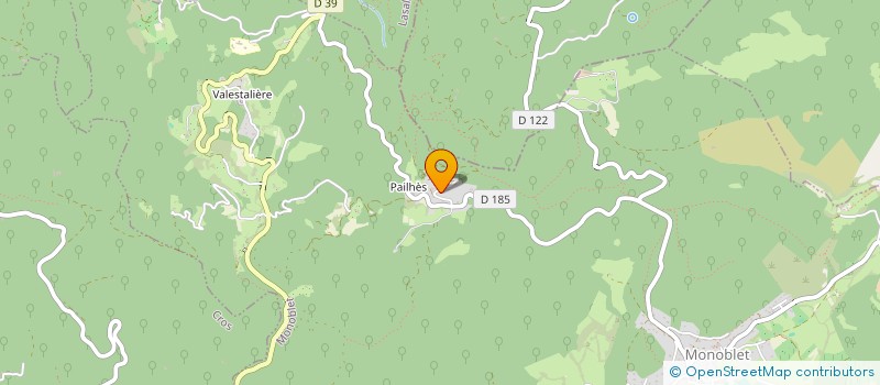 localisation de l'entreprise SCI SANDLAUS  MONOBLET