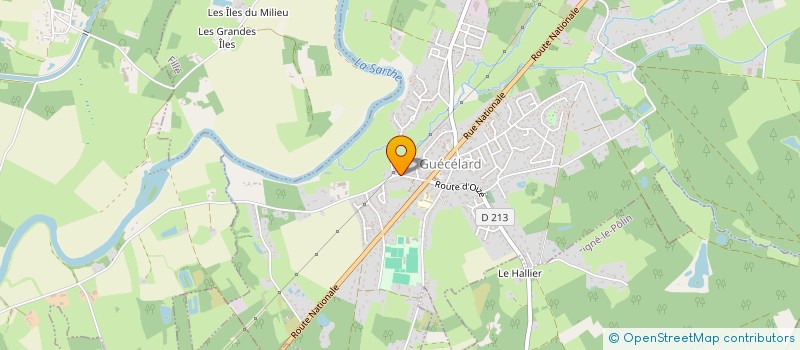 localisation de l'entreprise SCI SANDLUNY  GUECELARD