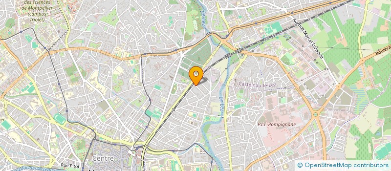 localisation de l'entreprise SCI SANDOL  MONTPELLIER