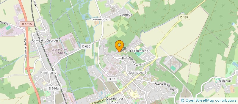 localisation de l'entreprise SCI SANDOLAS  BAILLEVAL