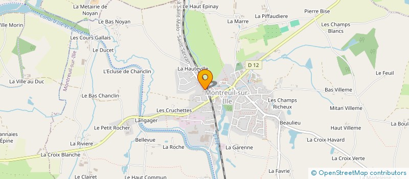 localisation de l'entreprise SCI SANDOSKY  MONTREUIL-SUR-ILLE