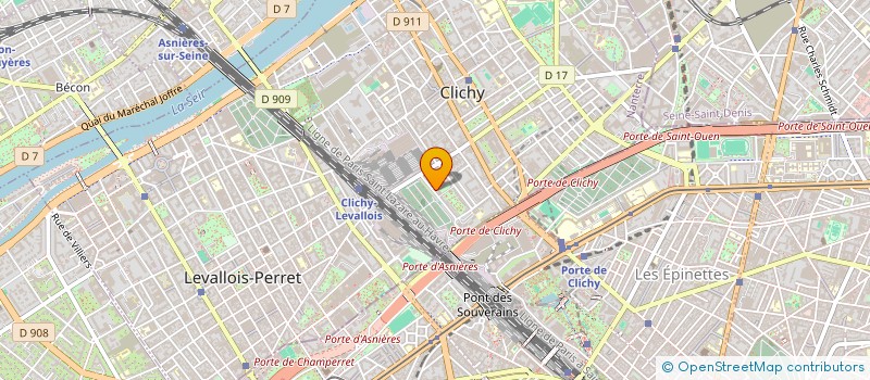 localisation de l'entreprise SCI SANDOW IMMOBILIER à CLICHY