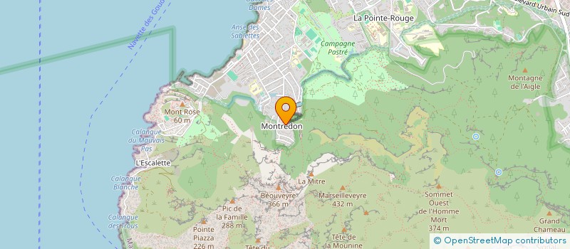 localisation de l'entreprise SCI SANDRA  MARSEILLE