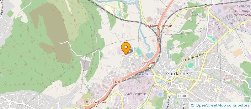 localisation de l'entreprise SCI SANDRA à GARDANNE