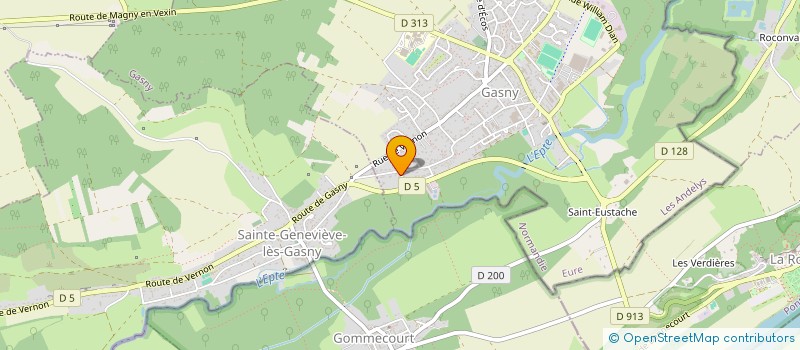 localisation de l'entreprise SCI SANDRA  GASNY