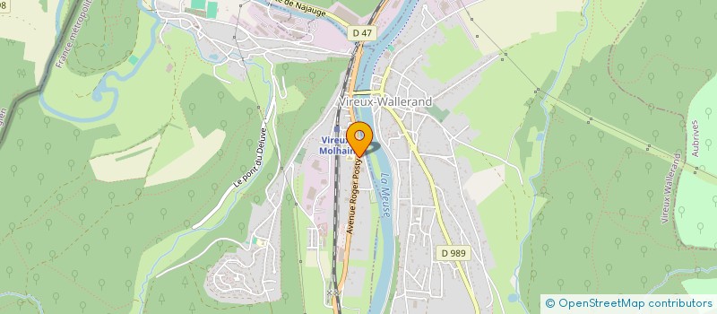 localisation de l'entreprise SCI SANDRA  VIREUX-MOLHAIN