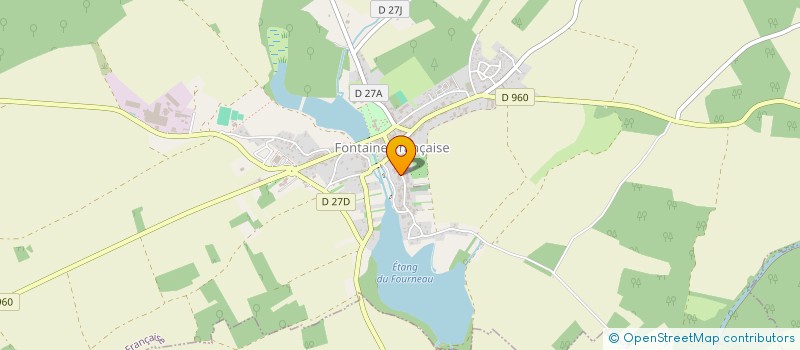 localisation de l'entreprise SCI SANDRA  FONTAINE-FRANCAISE