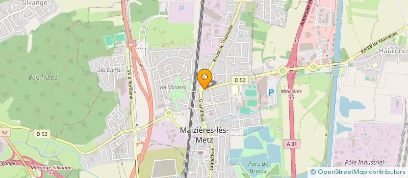 localisation de l'entreprise SCI SANDRA  MAIZIERES-LES-METZ