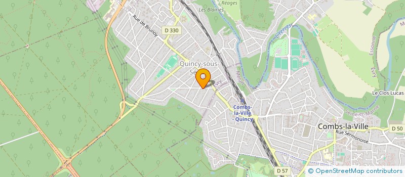 localisation de l'entreprise SCI SANDRA  QUINCY-SOUS-SENART