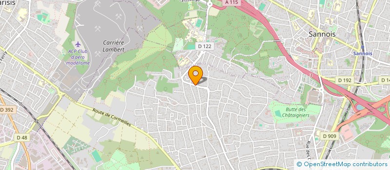 localisation de l'entreprise SCI SANDRA  ARGENTEUIL