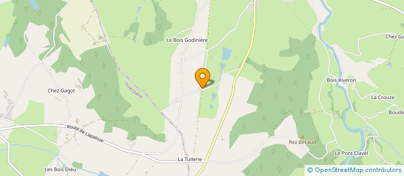 localisation de l'entreprise SCI SANDRA 'M LA PLAGNE  LE BREUIL