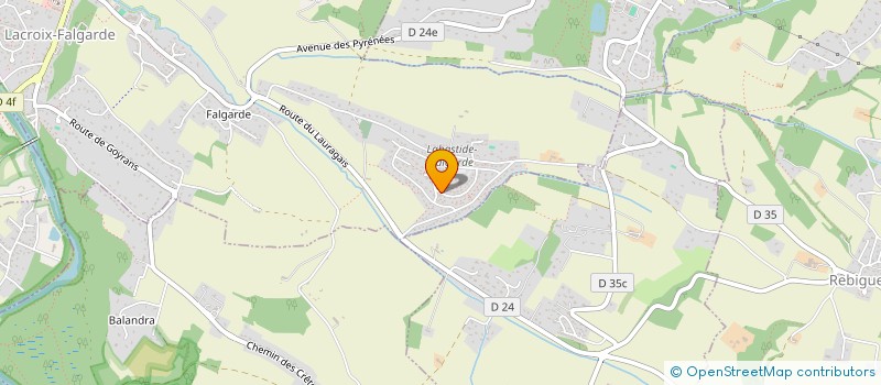 localisation de l'entreprise SCI SANDRA VIRDO  LACROIX-FALGARDE