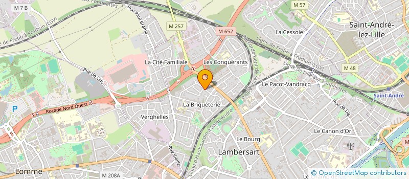 localisation de l'entreprise SCI SANDRALAIN à LAMBERSART