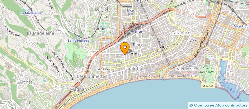localisation de l'entreprise SCI SANDRE à NICE