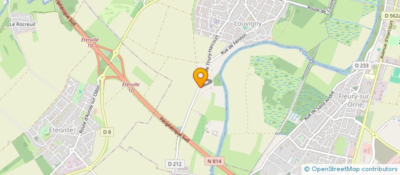 localisation de l'entreprise SCI SANDRIFA  LOUVIGNY