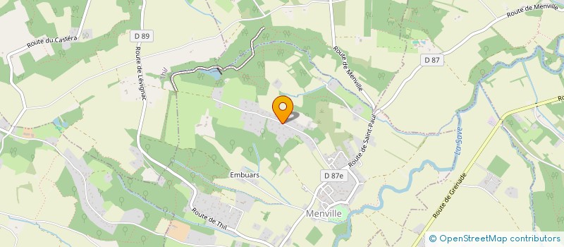 localisation de l'entreprise SCI SANDRILAURE  MENVILLE