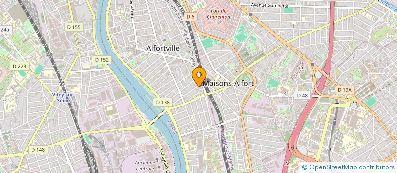 localisation de l'entreprise SCI SANDRIN  ALFORTVILLE