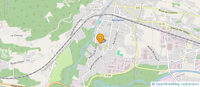 localisation de l'entreprise SCI SANDRIN  MARIGNIER