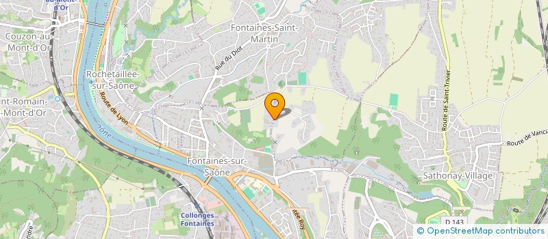 localisation de l'entreprise SCI SANDRINE  FONTAINES-SAINT-MARTIN