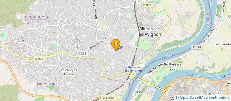 localisation de l'entreprise SCI SANDRINE à VILLENEUVE-LES-AVIGNON