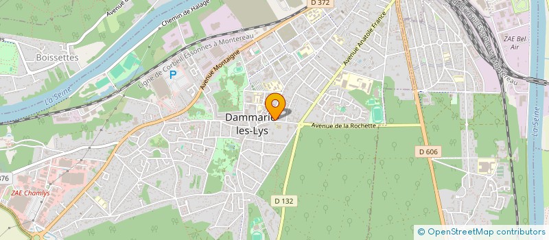 localisation de l'entreprise SCI SANDRINE ET GERARD à DAMMARIE-LES-LYS