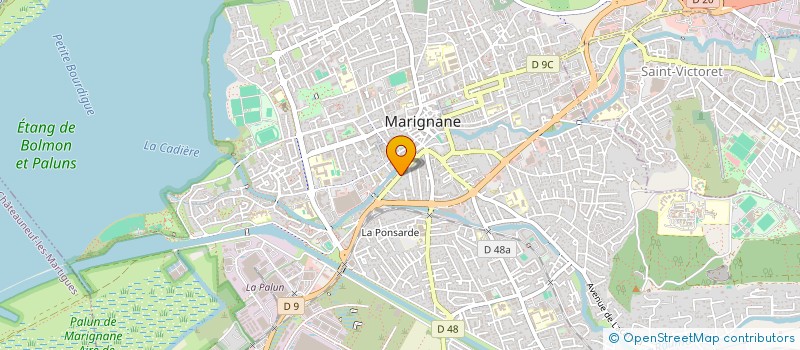 localisation de l'entreprise SCI SANDRINE LOUIS VICTOR  MARIGNANE